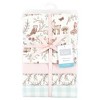 Hudson Baby Infant Girl Cotton Flannel Receiving Blankets, Girl Woodland Pals - 2 of 4