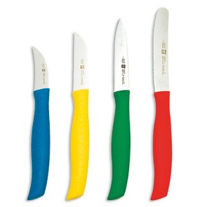 ZWILLING TWIN Grip 4-pc Multi-Colored Paring Knife Set - 1 of 3
