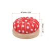 Unique Bargains Magnetic Wooden Base Crafts Sewing Needle Pin Cushions - 2 of 4