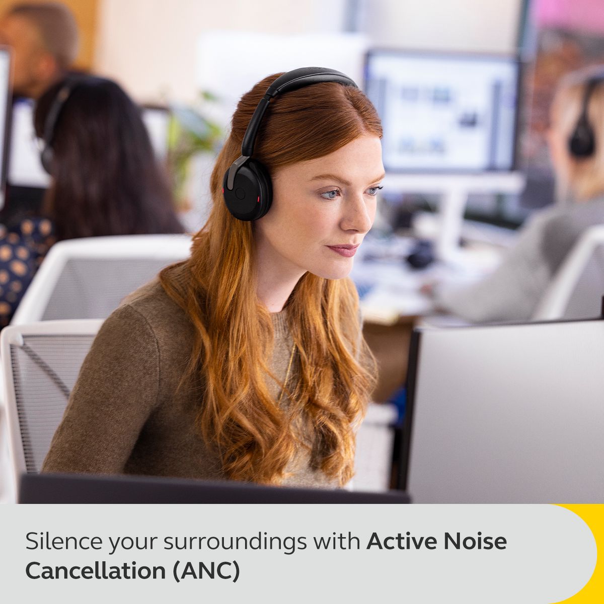 Jabra Evolve2 65 Flex - USB-A UC Stereo (Wireless Charging) Wireless Headset / Music Headphones - thumbnail 3