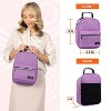 OPUX Insulated Lunch Box Boys Girls Kids Teens, Leakproof Cooler Bag Women Men Adults, Backpack Shape Tote, Back to School Gift - 2 of 4