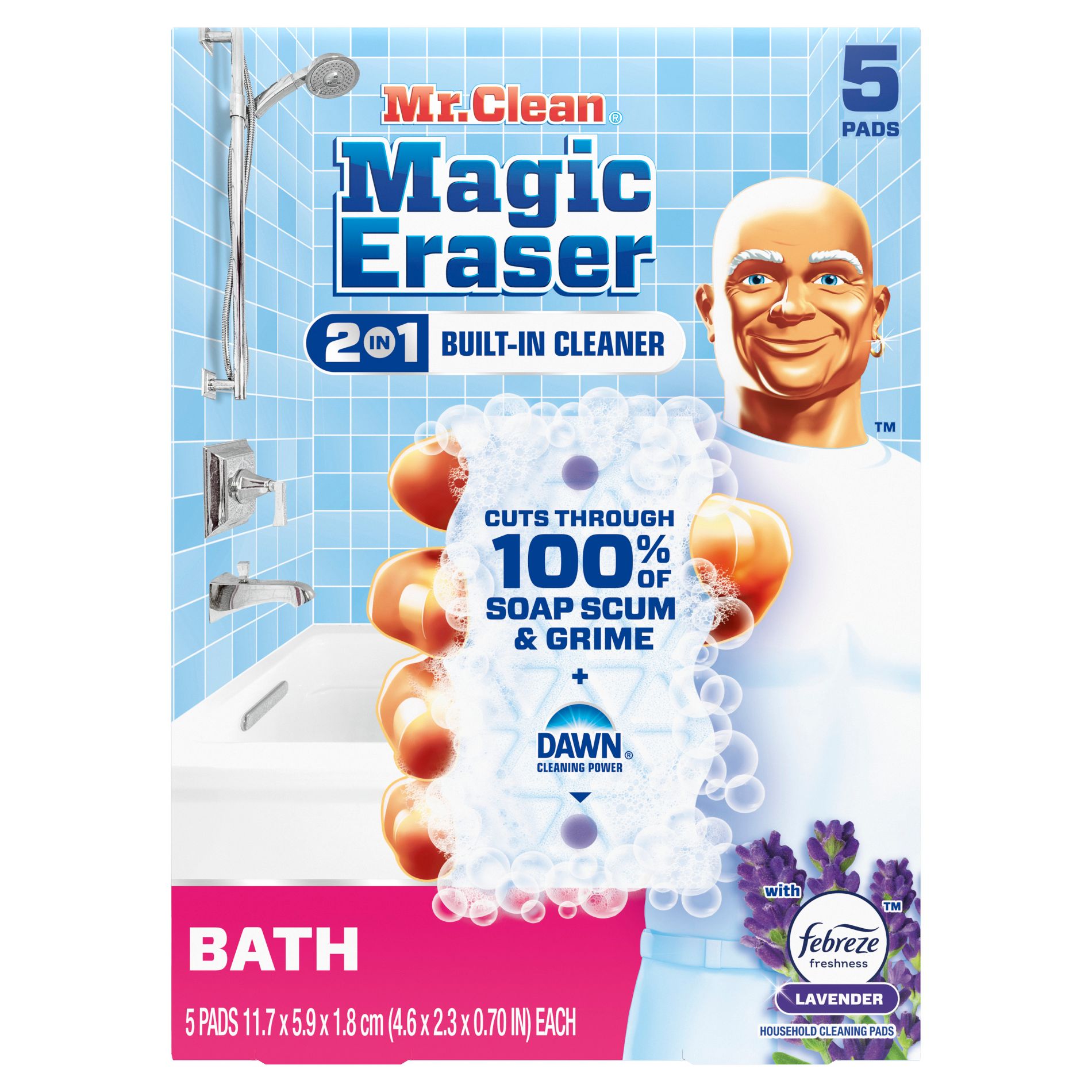 Mr. Clean Magic Eraser Ultra Bath Multi-Purpose Cleaner - 5ct