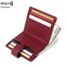 BEAFUP RFID Blocking Women's Wallet - PU Leather Slim Card Holder with 14 Card Slots & 1 Bill Compartment for Travel, Daily Use - 3 of 4