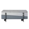 Acme Furniture Wilkins Coffee Table White/Gray Finish - image 2 of 4