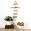 Pavilion Gift Company - Faith - 9.75" x 18" Hanging Cross Plaque - Decorative Objects - 2 of 4
