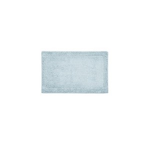 MAYEERTY 21"x34" Blue Modern Cotton Tufted Bath Rug 1pcs - 1 of 4