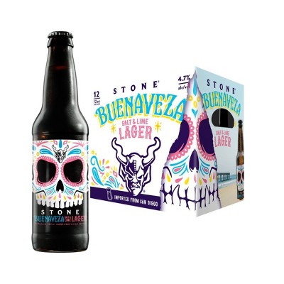Stone Buenaveza Salt & Lime Lager Beer - 12pk/12 fl oz Bottles