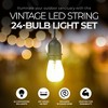 Globe 48 Feet  S14 Dublin LED Vintage 80 Lumens String 12 Bulb Light Set, Includes Plug In, Black Cord and Bulbs for Indoor and Outdoor Use - 2 of 4