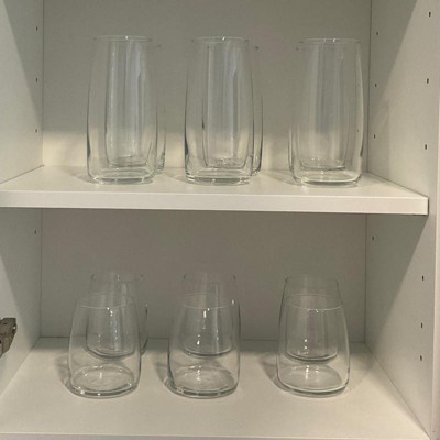 12pc Glass Tall and Short Tumbler Set - Threshold™