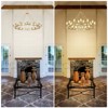 PAKOKULA 32-Light Gold Large Farmhouse Classical Wagon Wheel Chandelier - 4 of 4