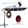 Outdoor Patio Umbrella, Waterproof 8 Ribs with Crank and Cross Base for Garden Deck Backyard Pool Sunshade Outdoor Deck Swimming Pool - 3 of 4