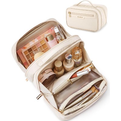 BAGSMART Travel Makeup Bag, Portable Make Up Bag