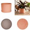 Bloem Mathers Round Resin Planter Pot Indoor and Outdoor Gardening - 3 of 4