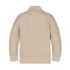 Boys' Organic Long Sleeve Full Zip Raglan Mock Neck Sweater, Kids - 3 of 3