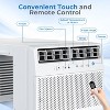 ZAFRO 12,000 BTU U-Shaped Air Conditioner Window Unit Cools up to 550 Sq.ft, Ultra Quiet Window Air Conditioner with Full Window View - 2 of 4