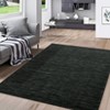 Modern Solid Large Living Room Area Rug, Soft Washable Low Pile Throw Carpet for Bedroom Dining Room - 4 of 4