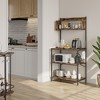 Bestier 5 Tier Microwave Stand, Coffee Bar Table with Storage for Small Space Kitchen - 4 of 4