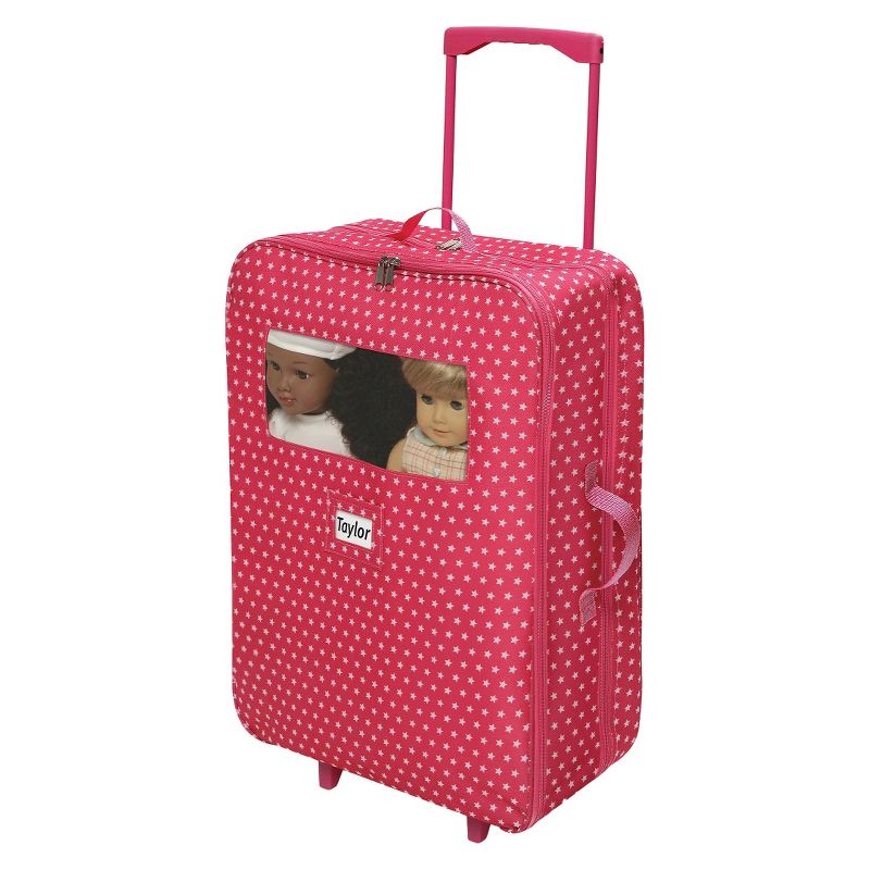 Badger Basket Double Trolley 18" Doll Carrier with Two Sleeping Bags - Star Pattern, 2 of 10