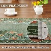 Acekool Washable Area Rug, Non-Slip Soft Botanical Floor Carpet, Plush Large Rug for Living Room Bedroom Home Office, Easy Care - 4 of 4