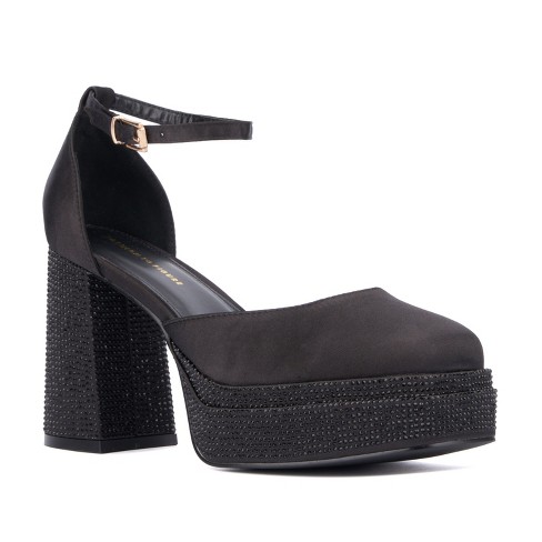 Fashion To Figure Women's Martine 2 Gemmed Platform - Wide Width - image 1 of 4