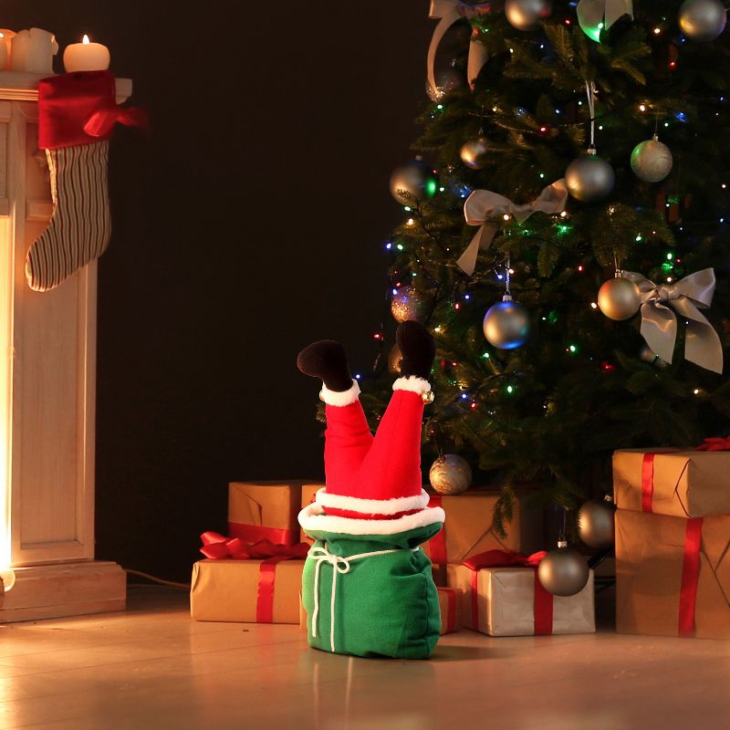 Mr. Christmas Mini Animated Christmas Kickers Decoration 10", 3 of 6