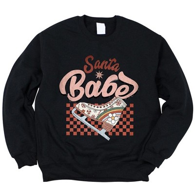 Simply Sage Market Women's Graphic Sweatshirt  Santa Babe