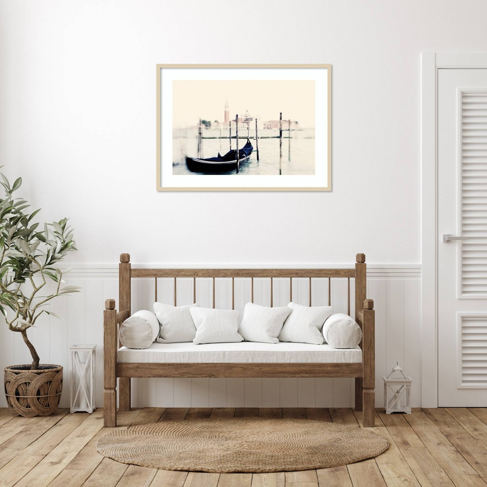 Photos - Other Decoration Amanti Art 41"x30" Venice Gondola by Ingrid Beddoes Wood Framed Wall Art Print
