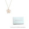 Adornia 14k Gold Plated Mother of Pearl Flower Necklace - 4 of 4
