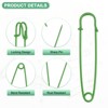 Unique Bargains Sewing Upholstery Spring Lock Blanket Bulk Large Safety Pins 30 Pcs - 2 of 4