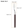 Unique Bargains Stainless Steel Wood Handle Flexible Polished Palette Knife 2 Pcs - 2 of 4