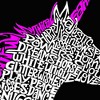 LA Pop Art Girl's Word Art Long Sleeve - Unicorn - 3 of 4