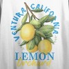 Ventura California Lemon Orchard Sleeveless Women's White Tank Top - 2 of 3