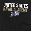 Us Naval Academy Official Stacked Adult T-Shirt, Black - image 2 of 4