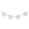 Ganz Wooden Snowflake Holiday Garland, 94 Inches Long - 2 of 2