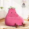 AZL1 Life Concept 31" Eggplant-Shaped Mini Sofa Chair, Sofa with Washable Cover for Living Room, Playroom, Kid Gift Soft, 30.3"*31.1"*27.5" - 4 of 4