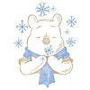 Womens Winnie the Pooh Snowy Days Warm Scarf T Shirt - 2 of 4