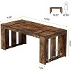 Tribesigns 62.99-Inch Wooden Executive Computer Desk, Large Home Office Writing Table Workstation - 3 of 4
