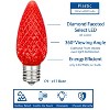 Novelty Lights C9 LED Faceted Christmas Replacement Bulbs Dimmable 25 Pack - 2 of 4