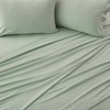 Isla Jade Super Soft T-Shirt Jersey Knit Sheet Set Green - 4 of 4