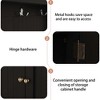NicBex 35.5 inch Hall Tree for Hallway,Modern 4-in-1 Design Coat Racks with 4 Hooks,Entryway Furniture for Hallway,Living Room,Bedroom,Black - 4 of 4