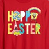 Men's - SpongeBob Squarepants - Hoppy Easter Icons Long Sleeve Graphic T-Shirt - 2 of 4
