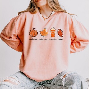 Simply Sage Market Women's Lightweight Garment Dyed Graphic Sweatshirt Fall Favorites - 1 of 3