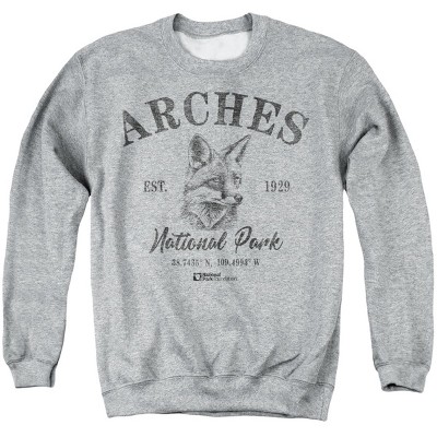 Men's Arches National Park Kit Fox Icon Crewneck Sweatshirt