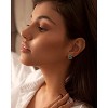 Molenia 925 Sterling Silver Earrings for Women, 14K Gold Stud Earrings with Emerald Hypoallergenic Post Jewelry Gifts for Her Mom Wife Girlfriend - 4 of 4