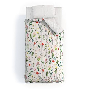 My Spring Cotton Duvet & Sham Set - Deny Design - 1 of 4