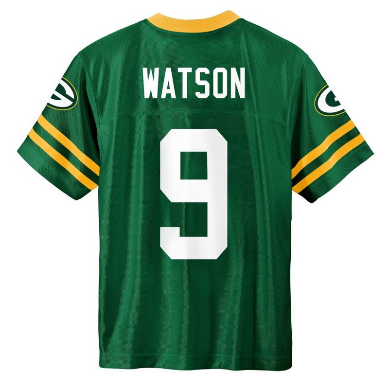 NFL Green Bay Packers Boys' Short Sleeve Watson Jersey, 3 of 4