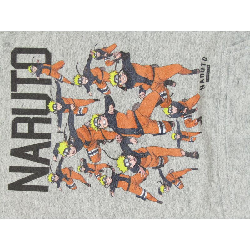 Naruto Squad Art Youth Heather Gray Hoodie, 2 of 3