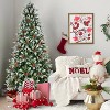 Resenkos Artificial 5ft Green Christmas Tree with 1113PE/PVC Mixed Branch Tips,Red fruit and Pine cone,Hinged Premium - 4 of 4