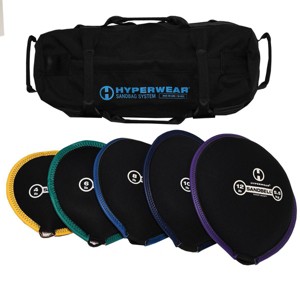 Hyperwear Assortment Workout Sandbag System with Pre-Filled SandBell Assortment Kettlebells - 1 of 4