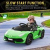12V Electric Ride-On Car for Kids Licensed Lamborghini Battery-Powered Sports Car with Remote Control - 4 of 4